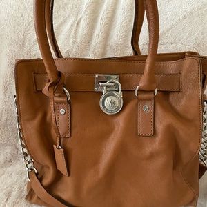 Michael Kors Leather Hamilton Tote